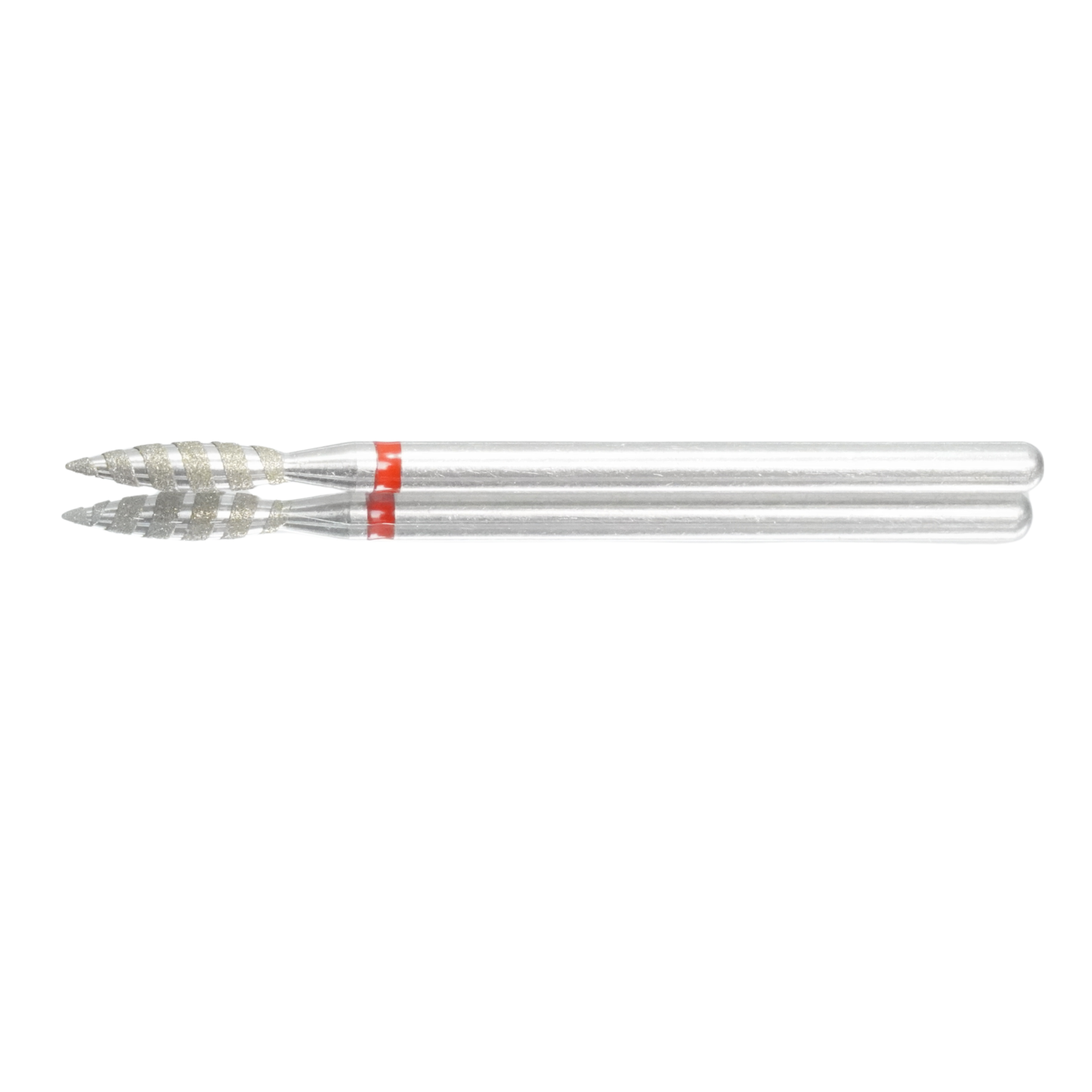 Punta Fresa Spirale Dry Manicure Ø 2,5 mm × L 10 mm Fiamma Rossa