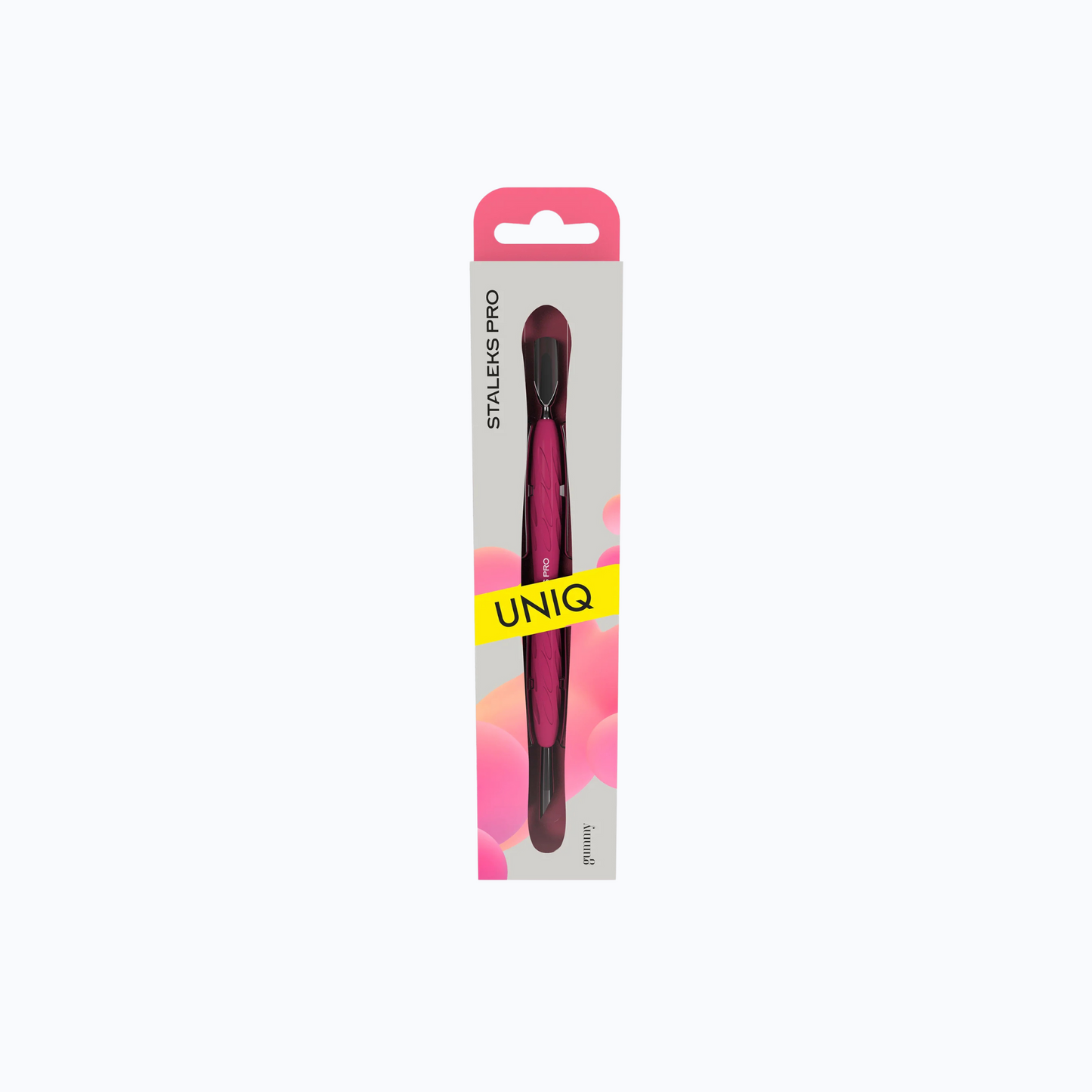 Spingi cuticole Professionale in Acciaio "GUMMY" Uniq 10/2 Staleks Pro