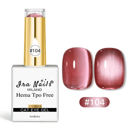 Cat Eye #104 – Rose Copper Flow