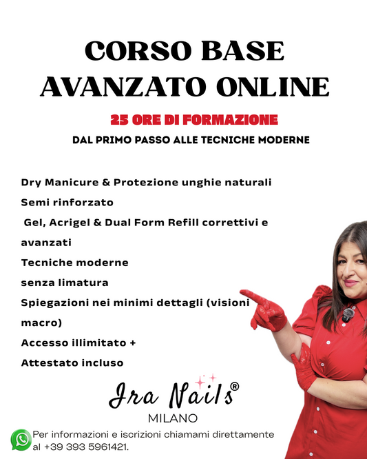 𝐂𝐨𝐫𝐬𝐨 𝐏𝐫𝐨𝐟𝐞𝐬𝐬𝐢𝐨𝐧𝐚𝐥𝐞 - 𝐔𝐧𝐠𝐡𝐢𝐞 𝐂𝐨𝐦𝐩𝐥𝐞𝐭𝐨 𝐃𝐚𝐥𝐥𝐞 𝐁𝐚𝐬𝐢 𝐚𝐥𝐥𝐞 𝐓𝐞𝐜𝐧𝐢𝐜𝐡𝐞 𝐀𝐯𝐚𝐧𝐳𝐚𝐭𝐞 - 𝐃𝐫𝐲 𝐌𝐚𝐧𝐢𝐜𝐮𝐫𝐞, 𝐍𝐨 𝐋𝐢𝐦𝐚𝐭𝐮𝐫𝐚, 𝐎𝐯𝐚𝐥𝐞 𝐞 𝐐𝐮𝐚𝐝𝐫𝐚𝐭𝐚 𝐒𝐥𝐢𝐦, 𝐑𝐞𝐟𝐢𝐥𝐥 𝐞 𝐁𝐚𝐛𝐲 𝐁𝐨𝐨𝐦𝐞𝐫
