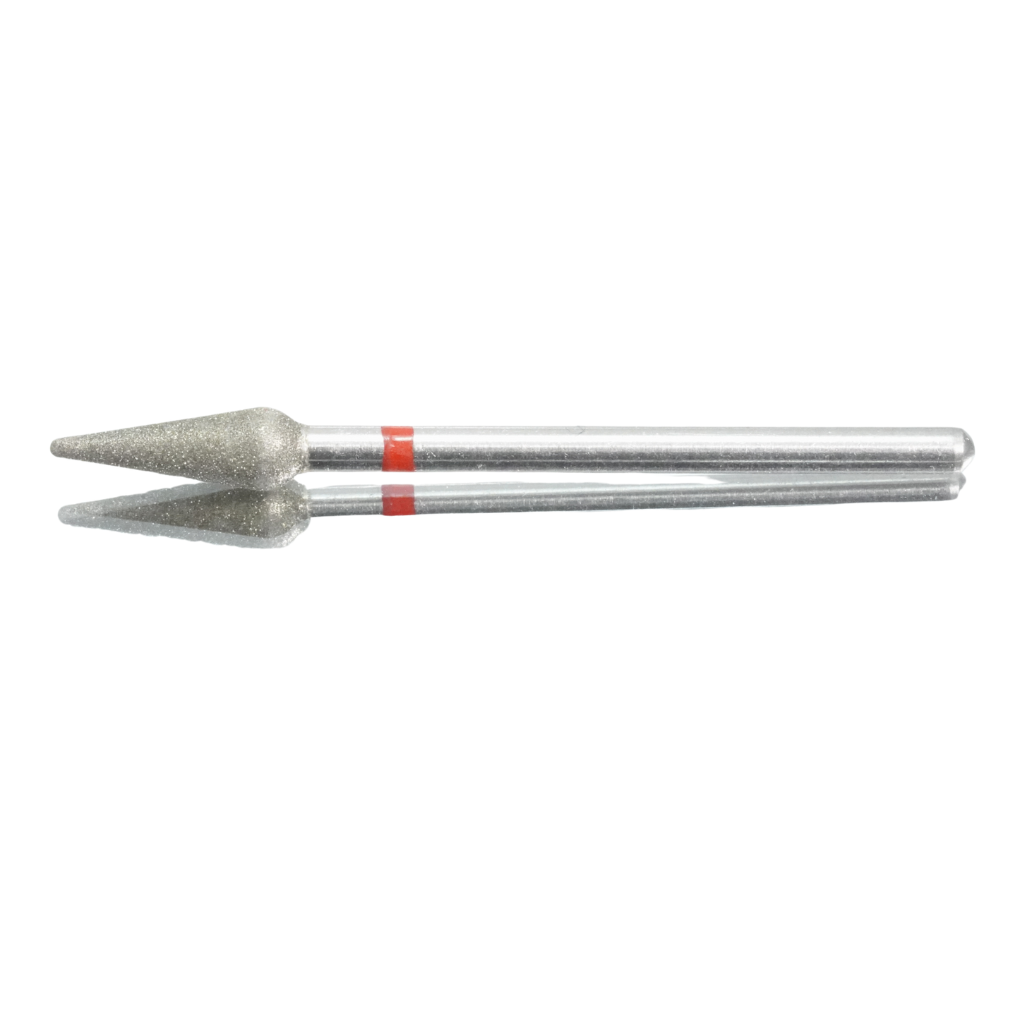 Punta Fresa Fiamma Lunga Dry Manicure Ø 4 mm × L 12 mm Rossa