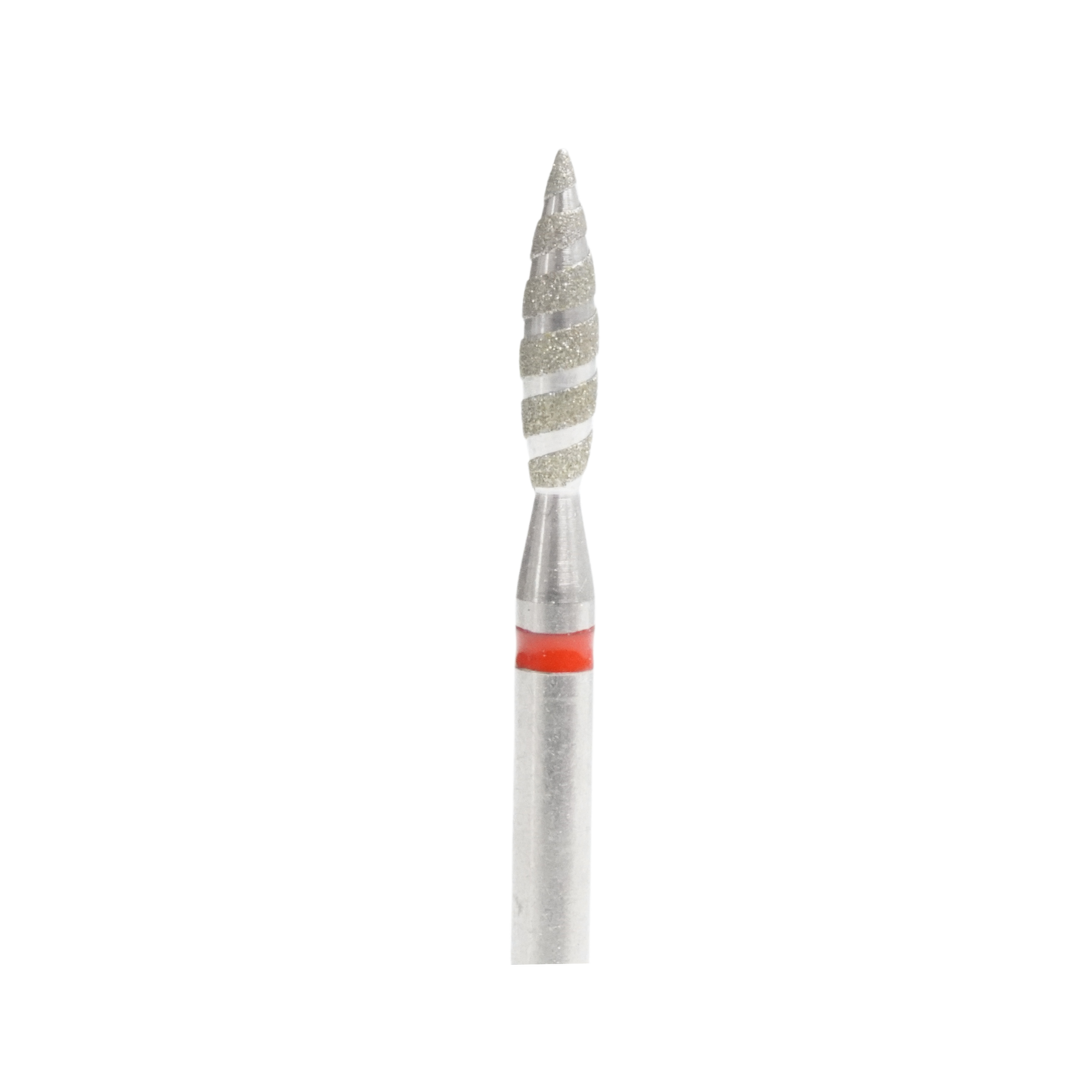 Punta Fresa Spirale Dry Manicure Ø 2,5 mm × L 10 mm Fiamma Rossa