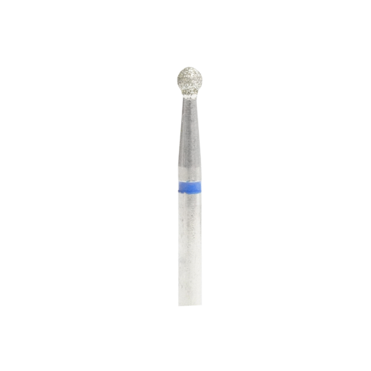 Punta Fresa Diamantata Sfera  Dry Manicure Ø 2,5 mm Blu
