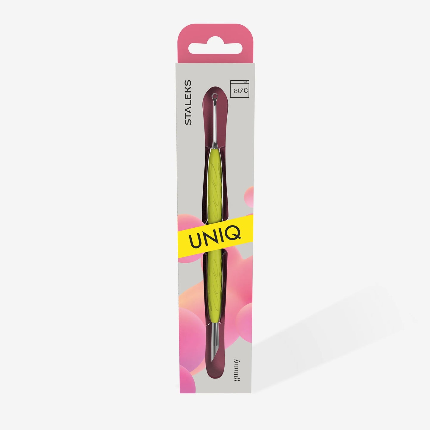 Spingi cuticole Professionale in Acciaio "GUMMY" Uniq 11/2 Staleks Pro
