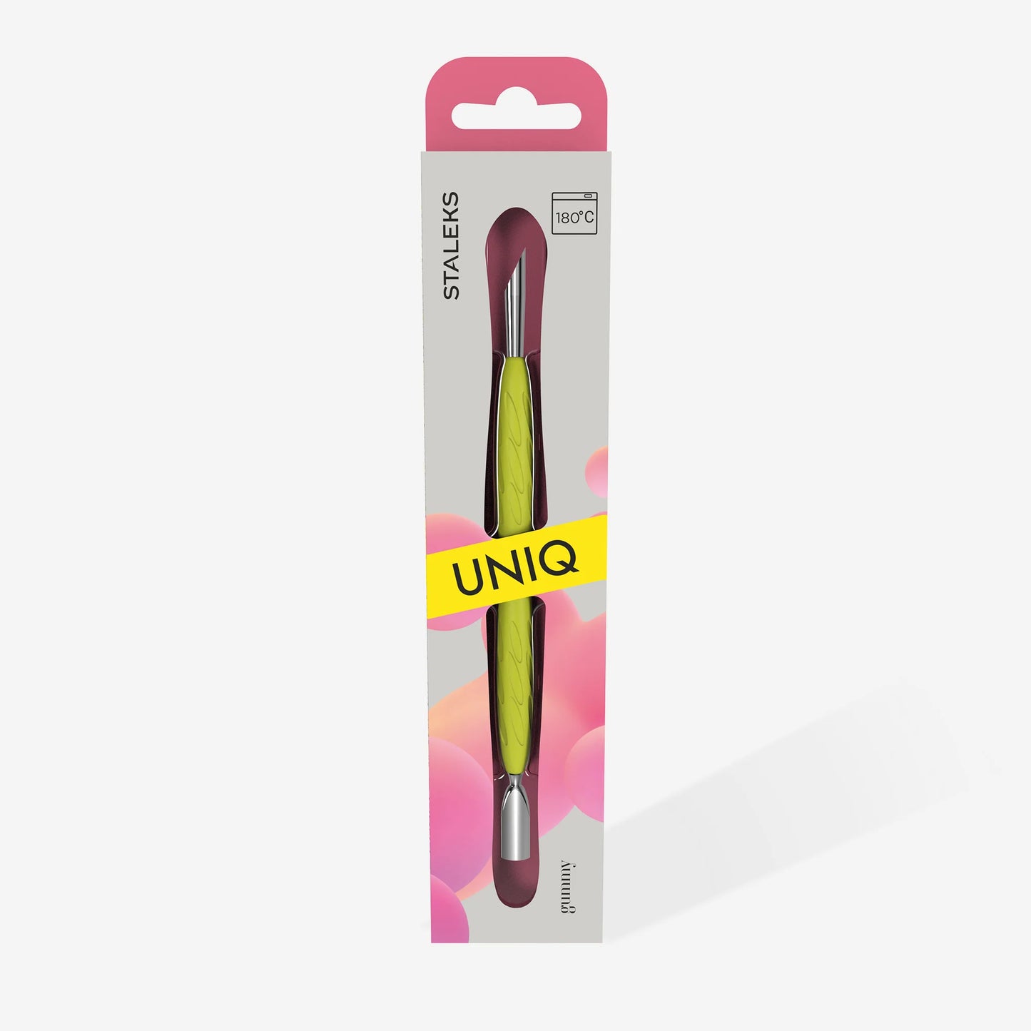 Spingi cuticole Professionale in Acciaio "GUMMY" Uniq 10/2 Staleks Pro